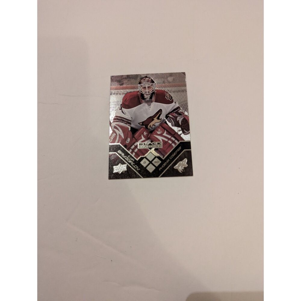 2008-09 Upper Deck Black Diamond- #65 Ilya Bryzgalov Phoenix Coyotes‎ Card